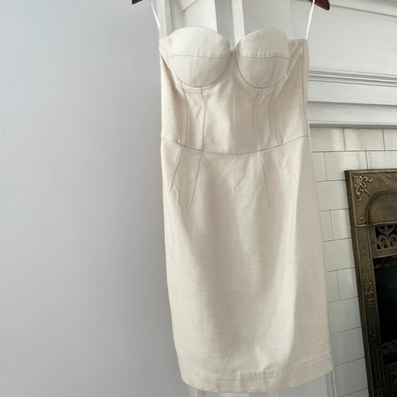 Stella McCartney Dresses & Skirts - Stella McCartney Silk Linen Bustier Dress